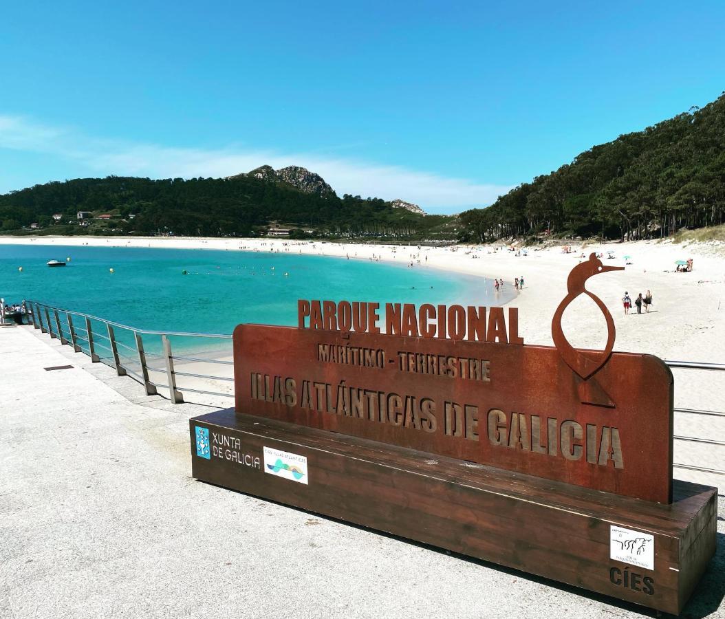 Atico Playa A Xunqueira - Moana, A 15 Min De Vigo Apartment Luaran gambar