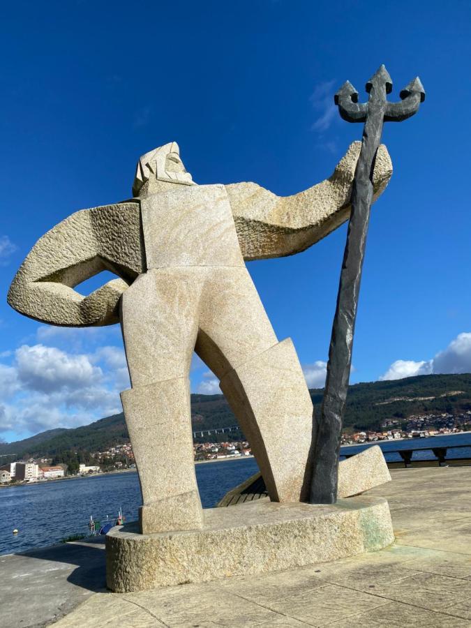 Atico Playa A Xunqueira - Moana, A 15 Min De Vigo Apartment Luaran gambar