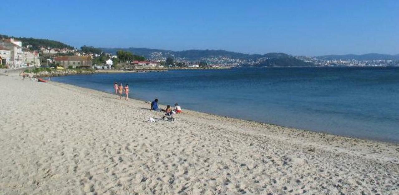 Atico Playa A Xunqueira - Moana, A 15 Min De Vigo Apartment Luaran gambar